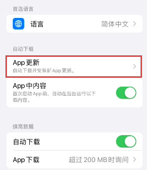 大观苹果15维修中心如何让iPhone15APP自动更新